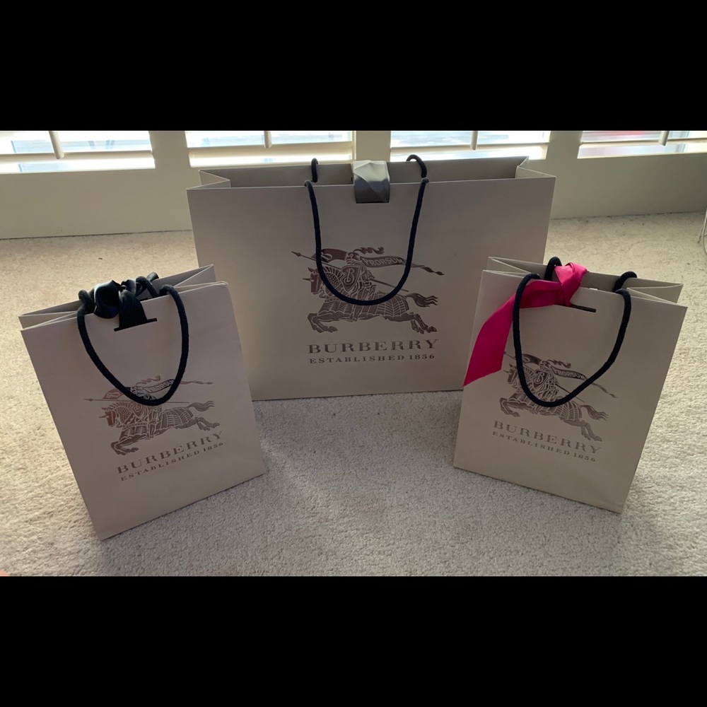 Burberry Shopping Bags , 3 total